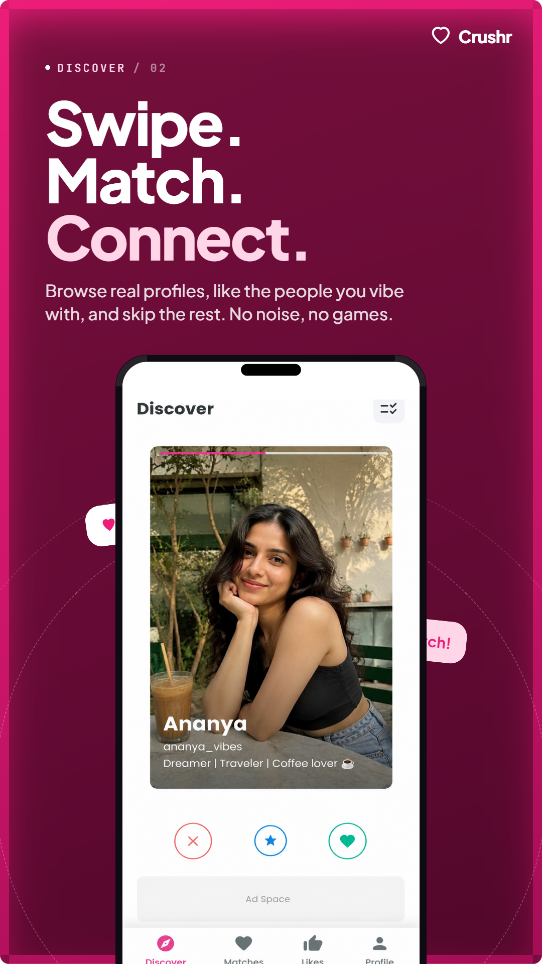Discover screen