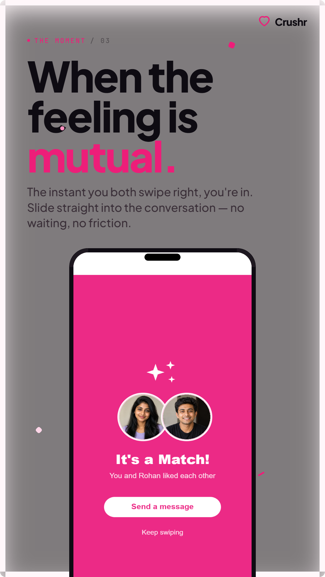 Match screen